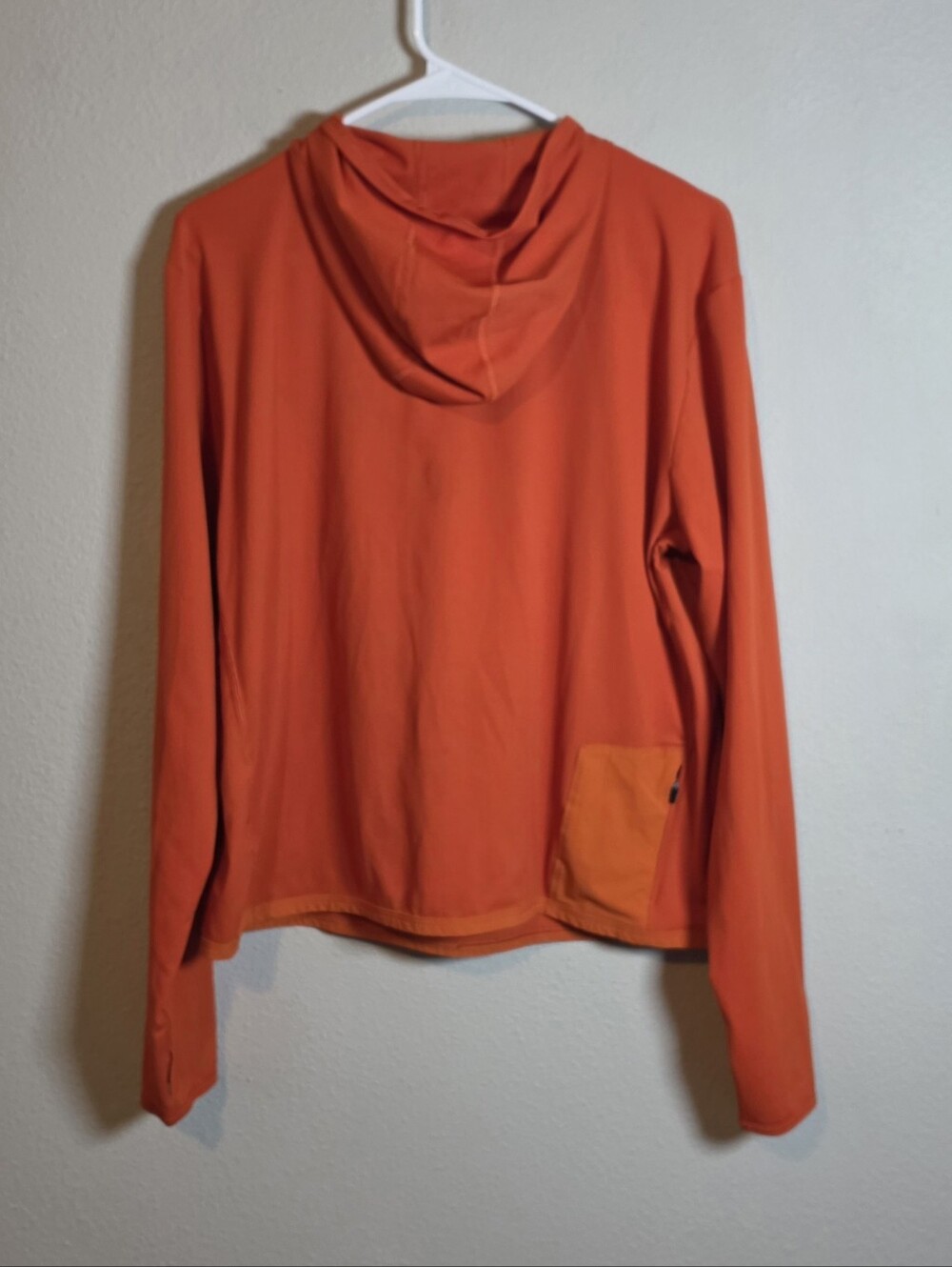 Cotopaxi Sombra Sun Hoodie Womens L Orange UPF 50+ Hiking Gorpcore *small Stain* - Picture 3 of 9